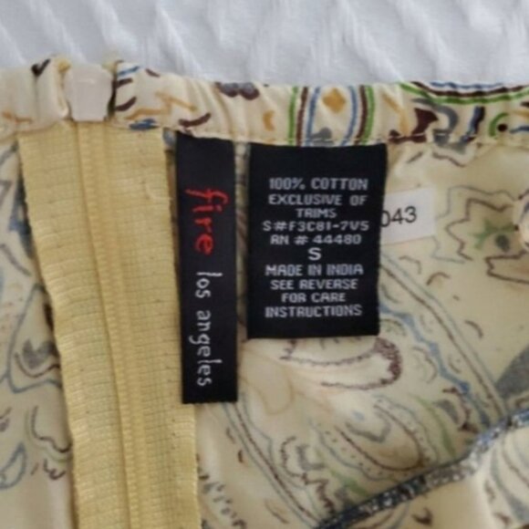 Vintage Fire Los Angeles Cotton Flutter fit and flare Dress- Size S - Picture 7 of 10